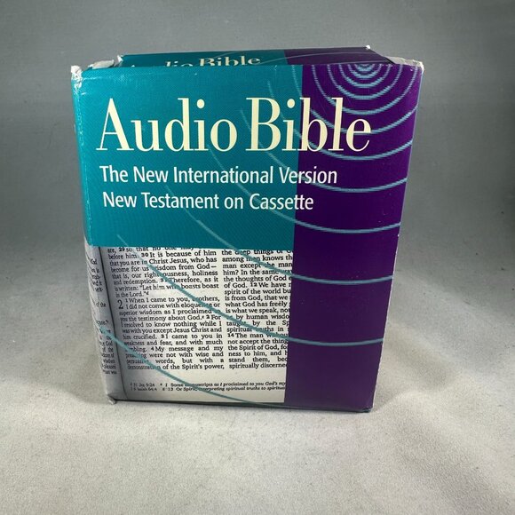 Audio Bible New International Version New Testament On Cassette Narrated - Picture 1 of 3